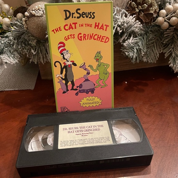 Other Rare Dr Seuss The Cat In The Hat Gets Grinched Vhs Movie